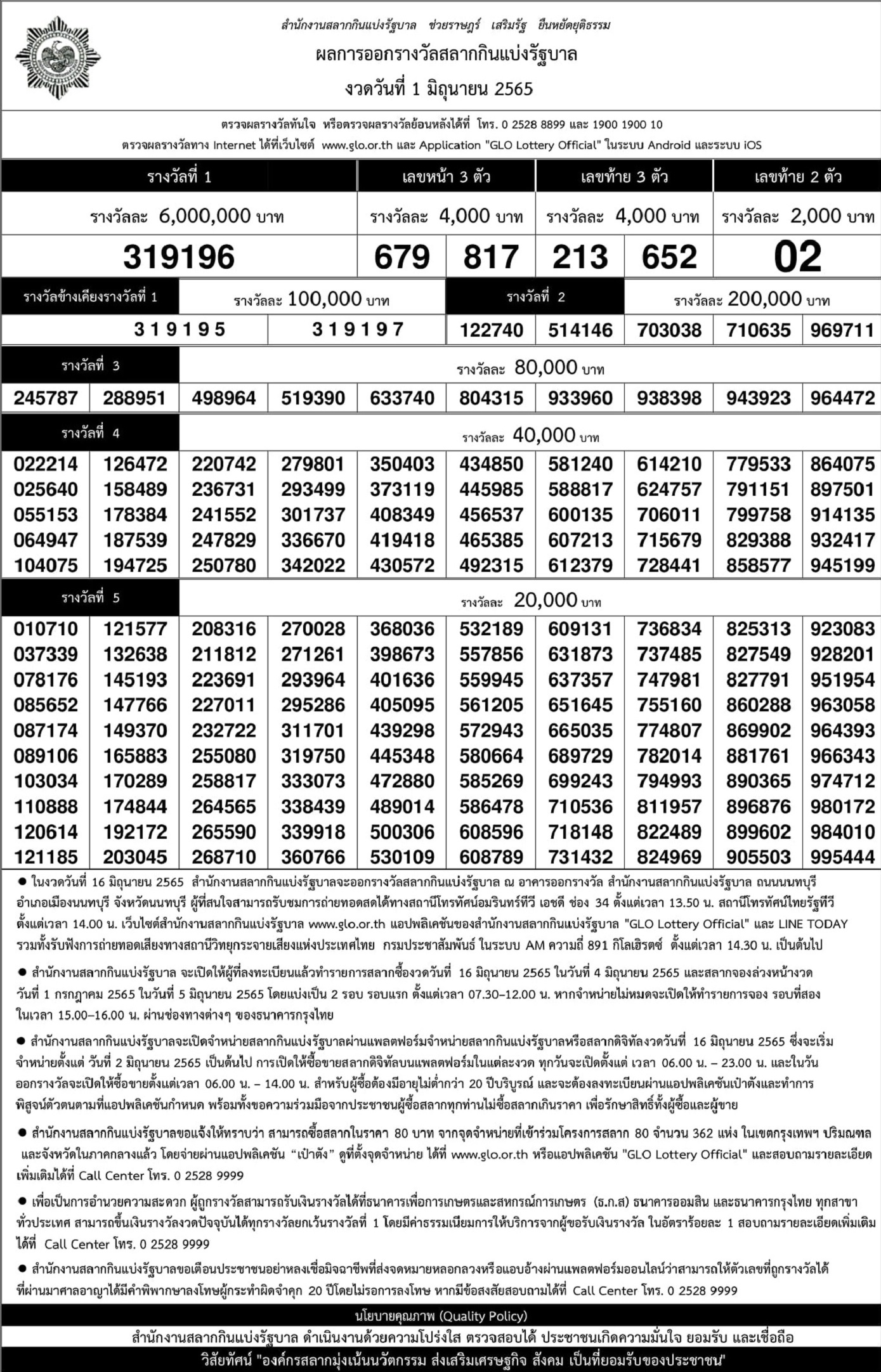 ใบตรวจหวย-1-06-2565