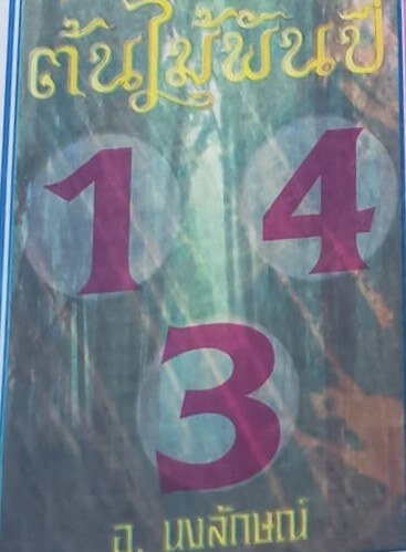 หวยไทย หวยต้นไม้พันปี 30-12-65