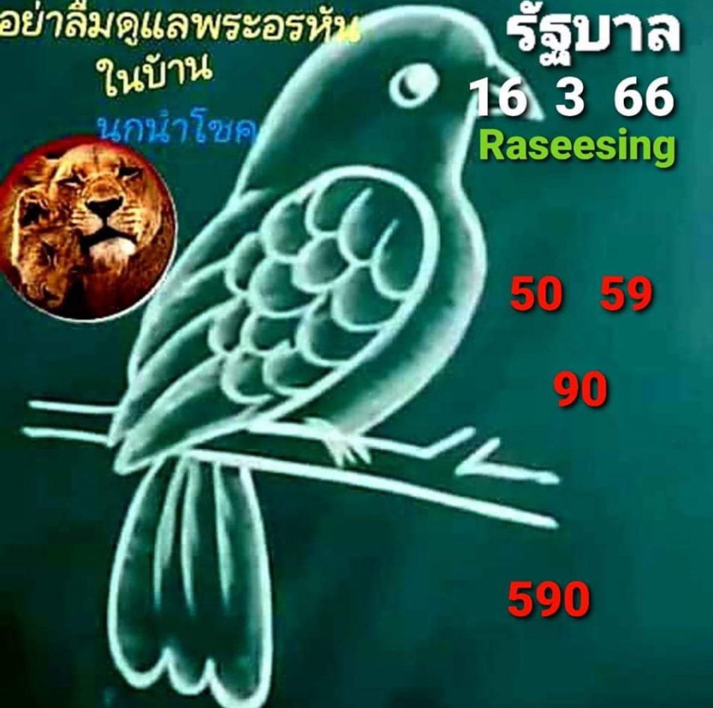 หวยนกนำโชค 16-3-66