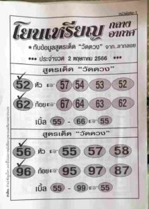 หวยโยนเหรียญ 2-5-66