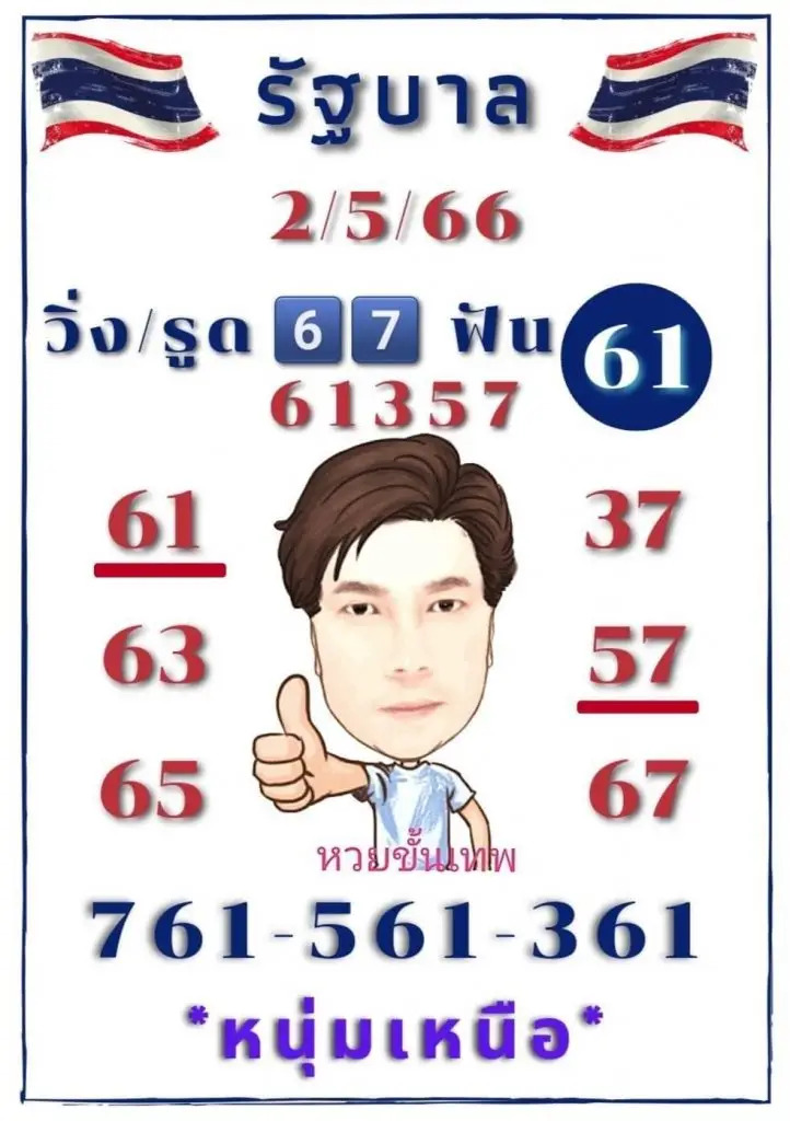 หวยหนุ่มเหนือขั้นเทพ 2-5-66