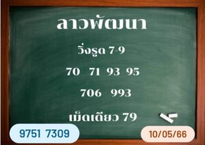 หวยลาวงวดนี้ 10-05-66