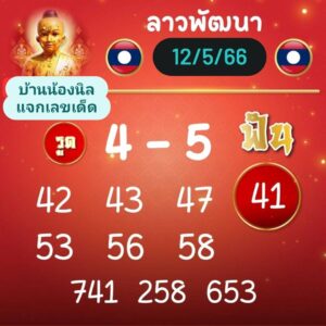 หวยลาวงวดนี้ 12-05-66