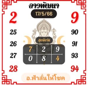 หวยลาวงวดนี้ 17-5-66