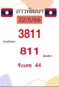 หวยลาวงวดนี้ 22-05-2566