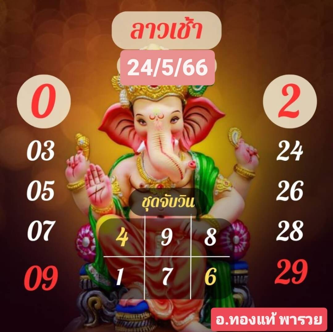 หวยลาวงวดนี้ 24-05-2566