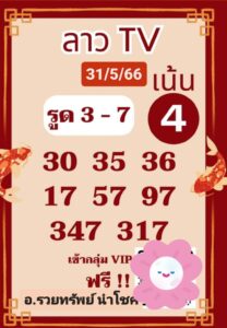 หวยลาวงวดนี้ 31-05-2566