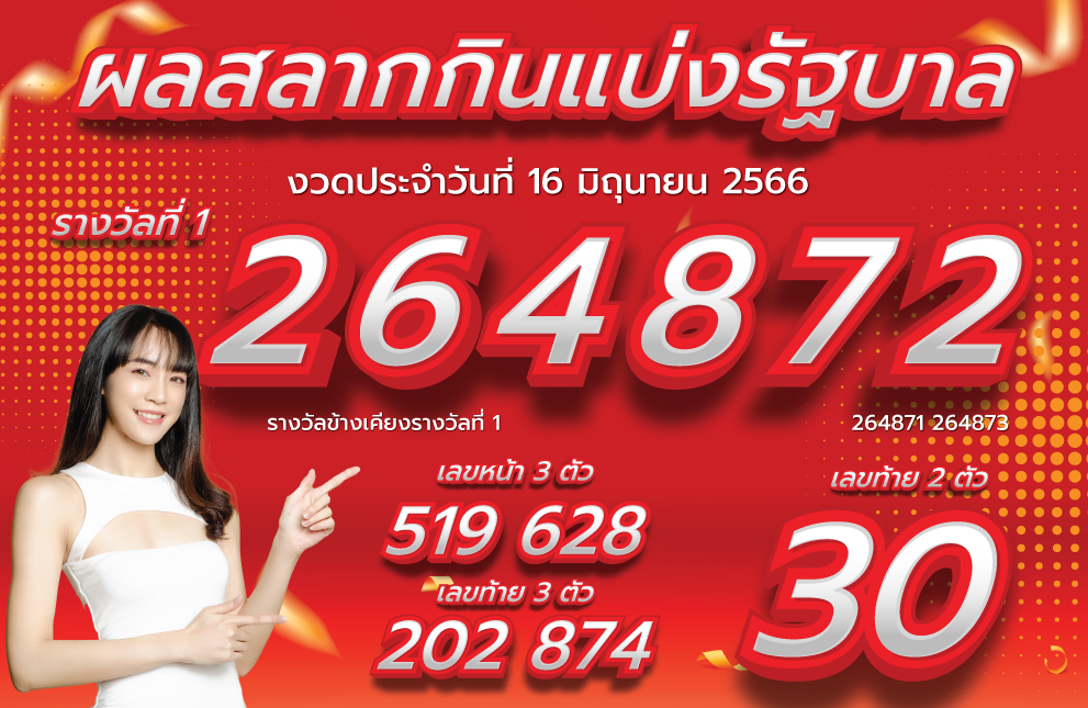 ตรวจหวย 16-6-66