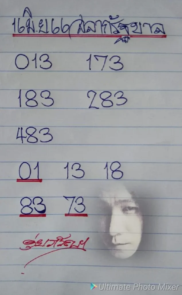 หวยดุ่ยภรัญ 16-6-66