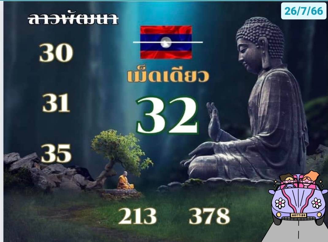 แนวทางหวยลาววันนี้ 26-7-66