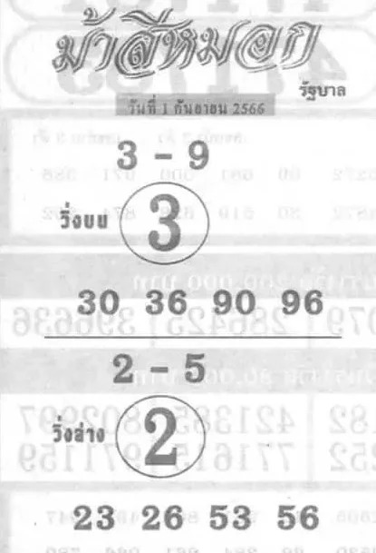 ม้าสีหมอก 1-9-66