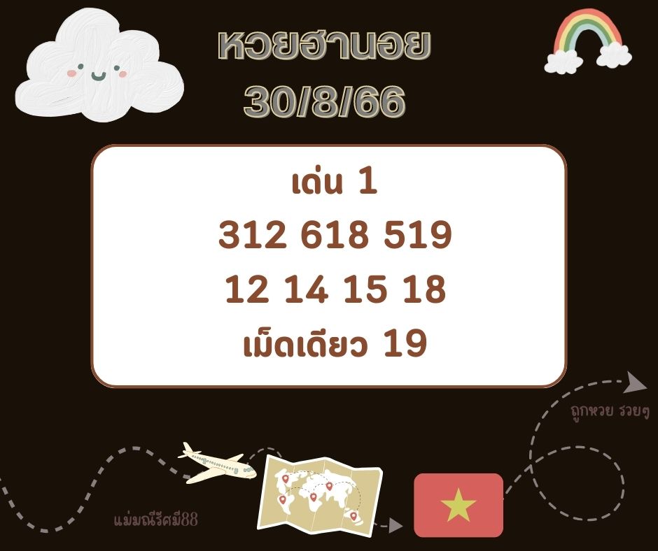 หวยฮานอย 30-8-66