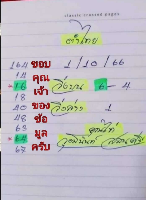 หวยจ้าวพายุ 1-10-66