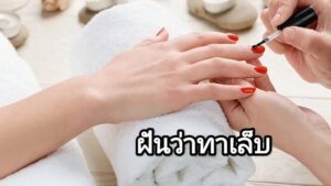 ฝันว่าทาเล็บ 2566