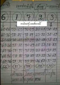หวยโกบุ่น 1-12-66