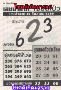หวยเซียนโป๋ว 16-12-66