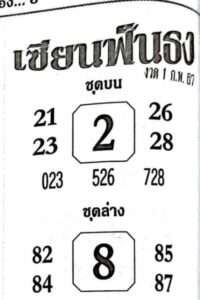 หวยเซียนฟันธง 1-2-67