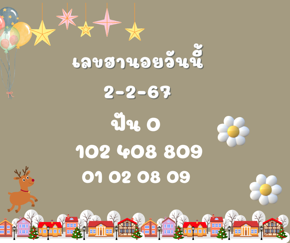 เลขฮานอยวันนี้ 2-2-67