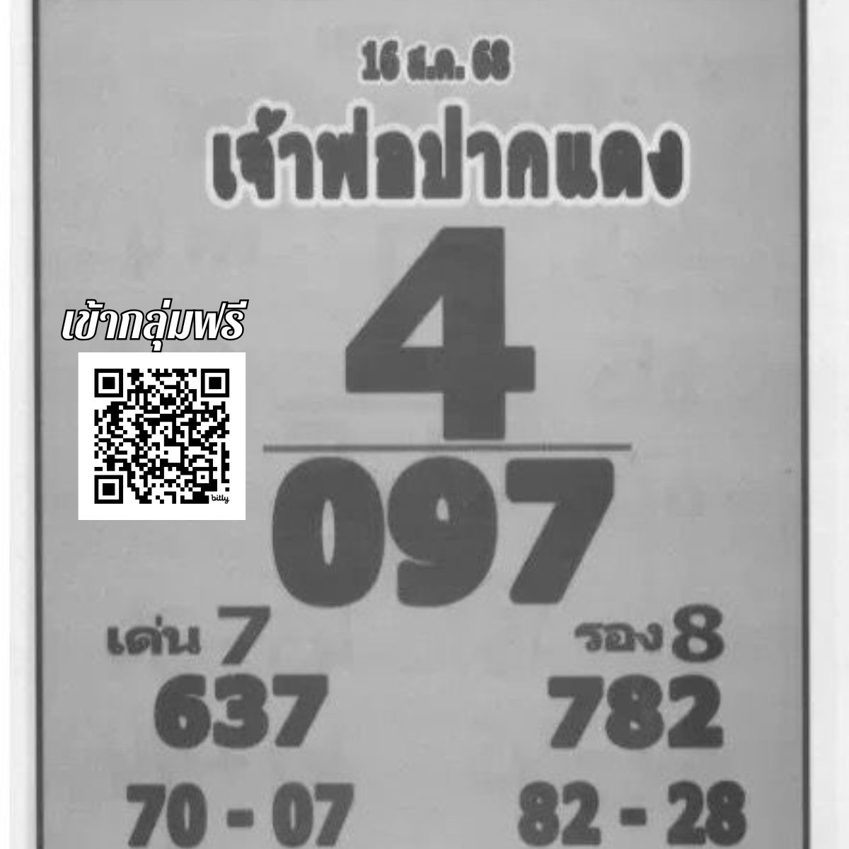 เลขเด็ด เจ้าพ่อปากแดง