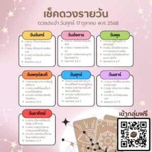 ดูดวงวันนี้ 17-10-68
